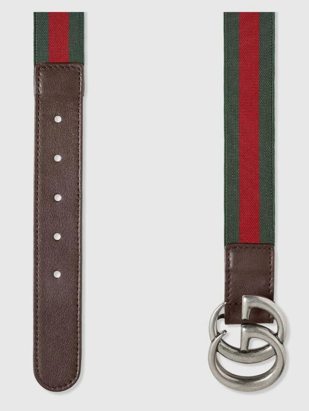 Authentic Gucci Children’s Youth Large L Web Elastic Double G Belt 432707